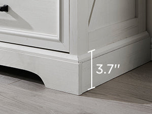 JXQTLINGMU 7 Drawer Dresser, Farmhouse Double Chest of Drawers