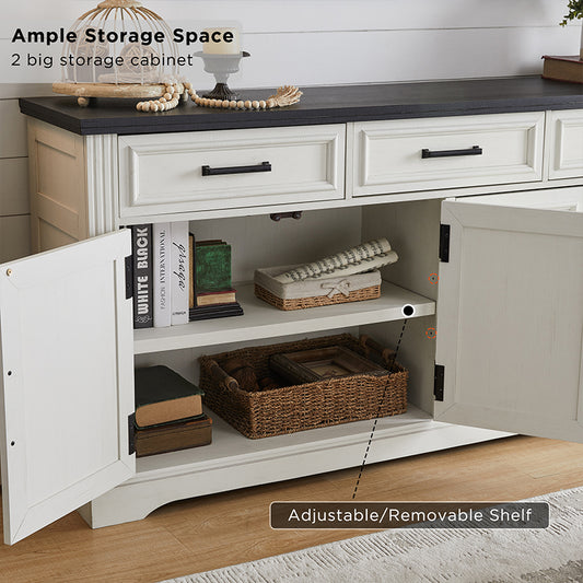 How big is the capacity JXQTLINGMU farmhouse TV stand？