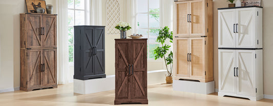 Storage Master: Clever Use of Freestanding Cabinets for a Tidier and More Organized Home!